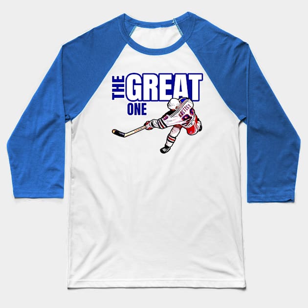 Rangers Gretzky The Great One 99 Baseball T-Shirt by Gamers Gear